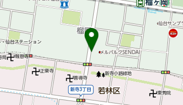 ホテル メルパルク仙台の地図画像