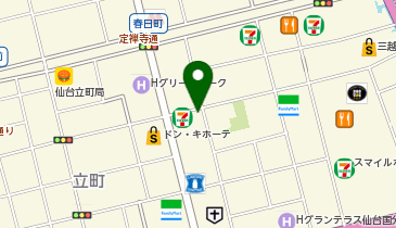 ホテルリブマックス仙台国分町の地図画像