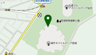 RAKUTEN STAY X EAGLESの地図画像