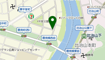 広島クレインピースタワーの地図画像