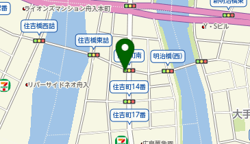 ハピネス住吉の地図画像