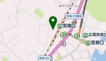 ヒロシマファンの宿の地図画像