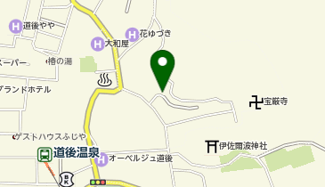 エコ道後の地図画像