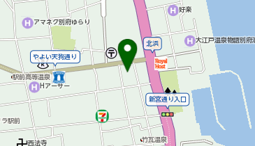 PITO BEPPU HOSTEL & CAFEの地図画像