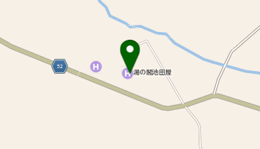湯の閣 池田屋の地図画像