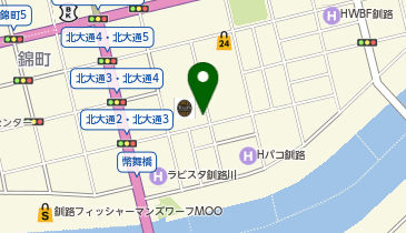 スーパーホテル釧路駅前の地図画像