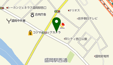 FOUR POINTS FLEX BY SHERATON盛岡の地図画像