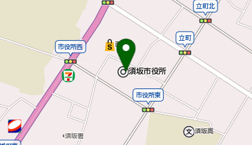 ホテルルートイン須坂の地図画像