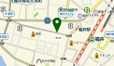 ユアーズホテルフクイの地図画像