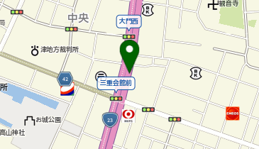 都シティ 津の地図画像