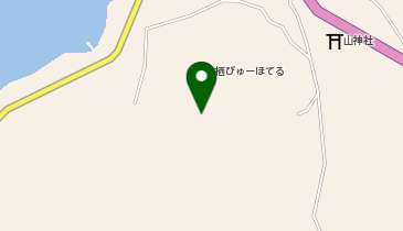 本栖びゅーほてるの地図画像
