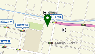 ホテルクラウンパレス甲府の地図画像