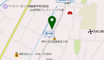 山梨 窪中島 グランシェーヌ #GR4の地図画像