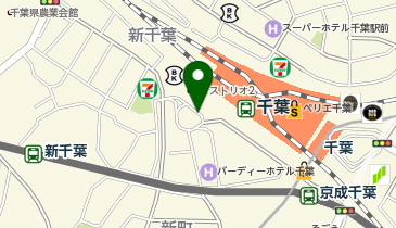 ホテルサンルート千葉の地図画像