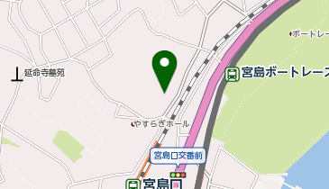 おうちホテル宮島口の地図画像