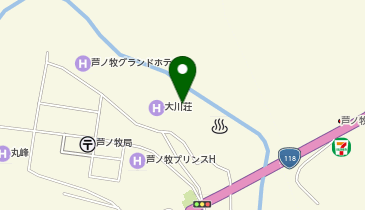 丸峰観光ホテルの地図画像