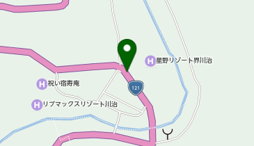 界 川治の地図画像