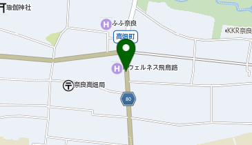 ホテルウェルネス飛鳥路の地図画像