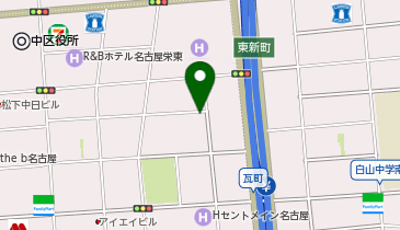 名古屋トラベラーズホステルの地図画像