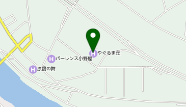 原鶴温泉 花と湯の宿 やぐるま荘の地図画像