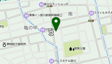 掛川ビジネスホテル駅南インの地図画像