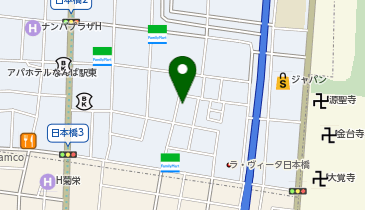 ポリーホステル2なんばの地図画像