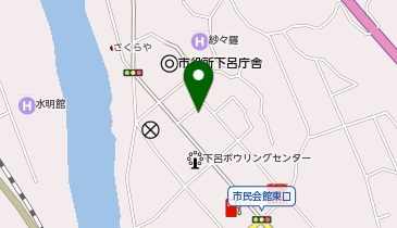 お宿 花いかだの地図画像