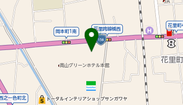 じゃぱねす邸高山ハウスホステルの地図画像