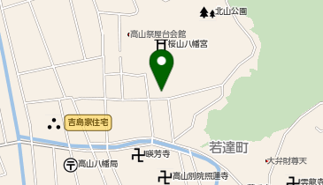 草の庭の地図画像