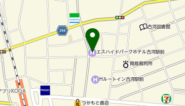 Tabist エスハイドパーク 古河駅前の地図画像