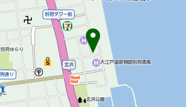 Tabist あい浜 別府の地図画像