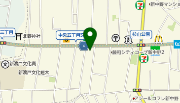 Central Fieldの地図画像