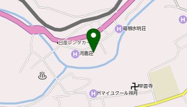 3-minute Walk From Hakone Yumoto Station  Openの地図画像