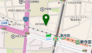 Apartment Hotel 11 Namba Minami Shin Imamiyaの地図画像