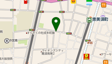 Tanimachikun Star Hotel Ebisunishi 48の地図画像
