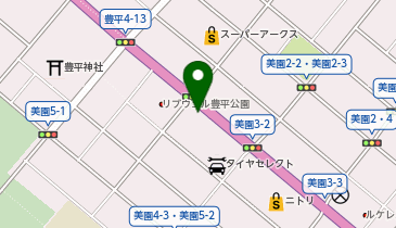 Kiyaza Road Sapporoの地図画像