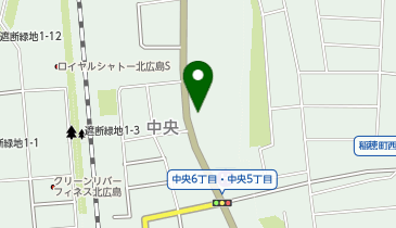 Minn Kitahiroshima Station Eastの地図画像