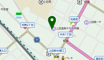 Ueda Onsen Hotel Shoenの地図画像