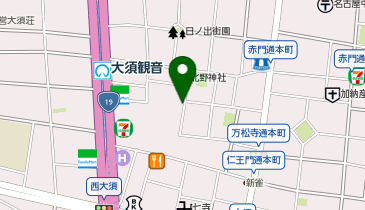 Gold Stay Nagoya Osuの地図画像