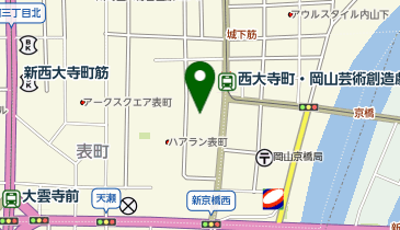 Okayama Universal Hotel Second Annexの地図画像