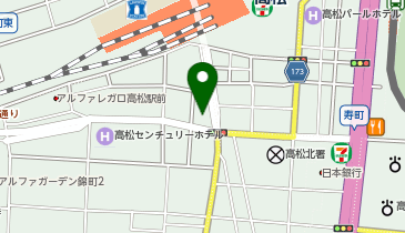 Toyoko Inn Takamatsu Ekimaeの地図画像