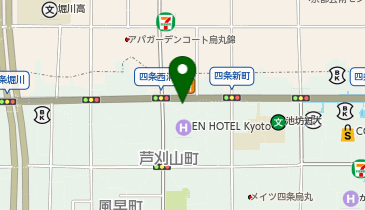 ホテルユニゾ京都四条烏丸の地図画像