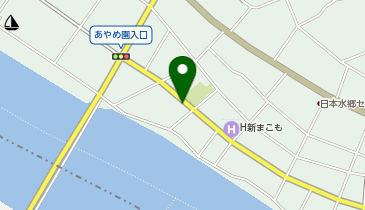 潮来富士屋ホテルの地図画像