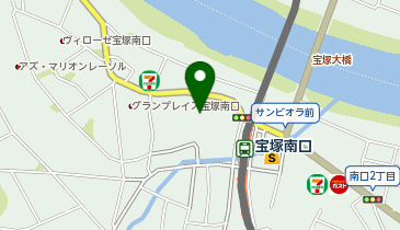 宝塚ホテルの地図画像