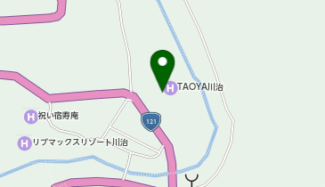星野リゾート 界 川治の地図画像