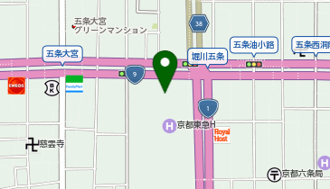 Kyoto Tokyuの地図画像