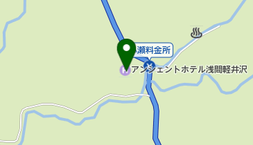 アンシェントホテル浅間 軽井沢の地図画像