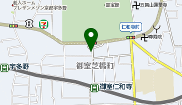 京都御室花伝抄の地図画像