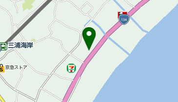 WITH SEA 三浦海岸の地図画像