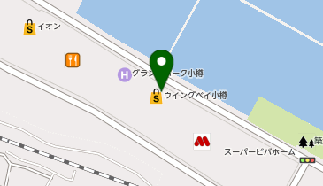 ウィングベイキャンプガーデン「海と空」の地図画像